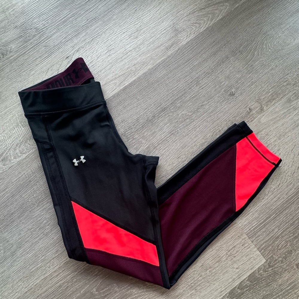 NWT Under Armour Heatgear Womens Activewear Leggins America Gym Size Medium